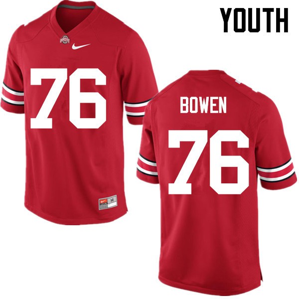 Ohio State Buckeyes #76 Branden Bowen Youth Alumni Jersey Red OSU68259